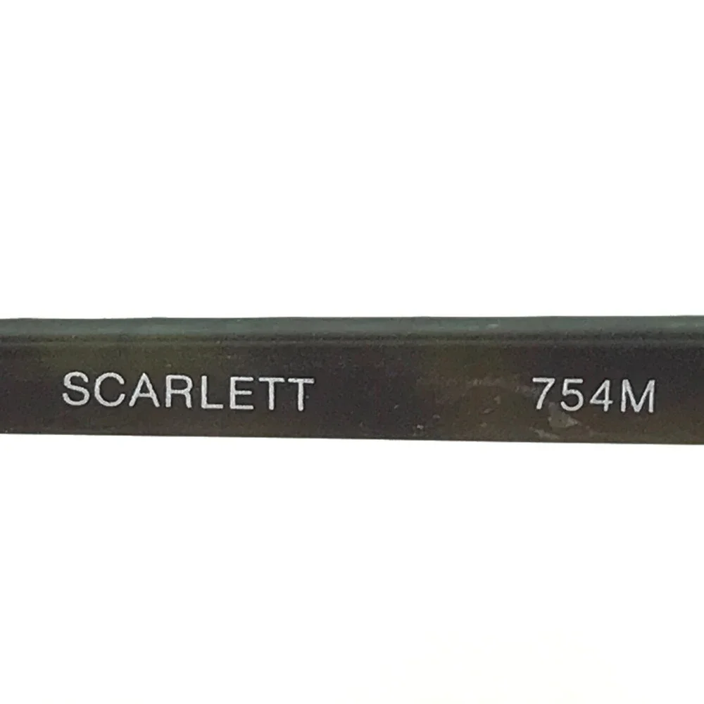 Vintage la Eyeworks Eyeglasses Frames SCARLETT 754M Matte Green Brown 48-20-130